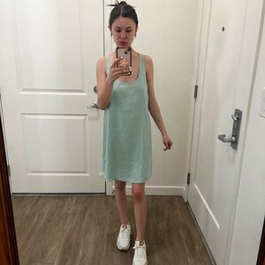 Silky Mint Green Racerback Dress by Ladakh